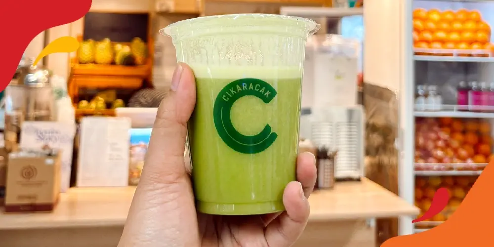 jus cikaracak juice bar fresh market bintaro